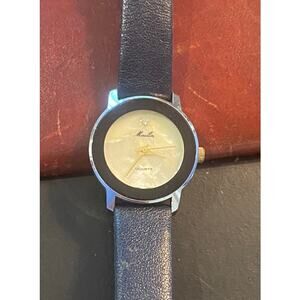 VTG women's 22mm Silver Tone Moulin Watch, MOP Face